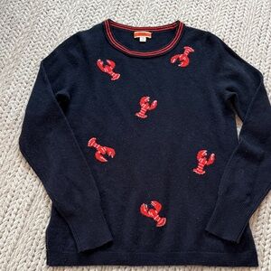 J Crew cashmere lobster sweater
